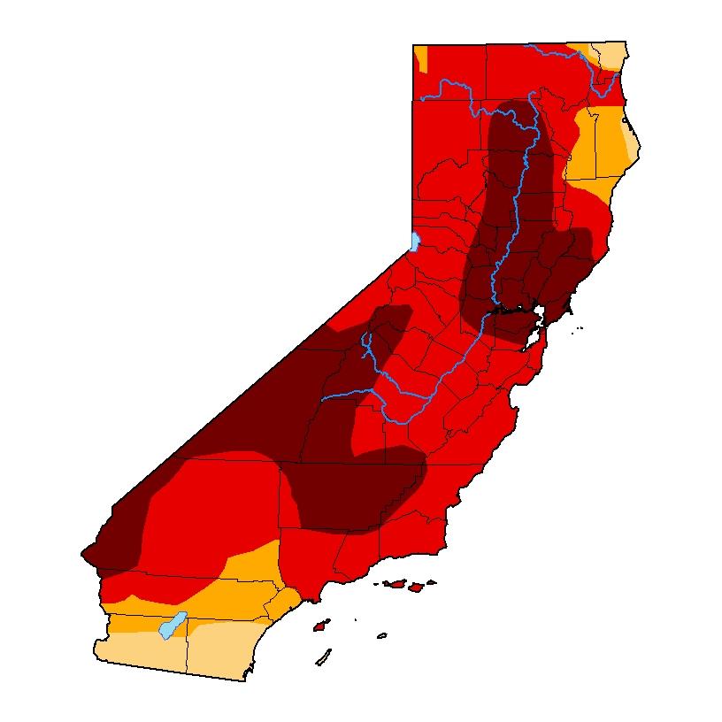 CA干旱图像